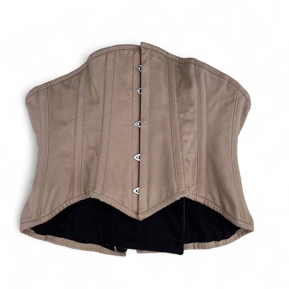 Renaissance Festival Costume Orchard Corset Tan Underbust Corset